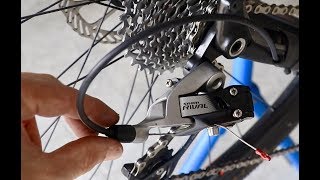 How to Adjust a Rear Derailleur [upl. by Ilojne]