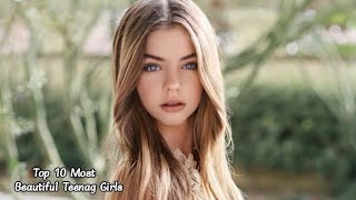 Top 10 Most Beautiful Teenag Girls In The World 2020  2021 [upl. by Charlena]