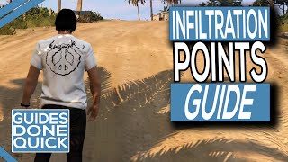 Infiltration Points In Cayo Perico Heist In GTA Online Guide [upl. by Weiser85]