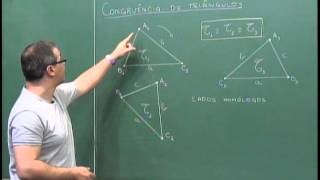 Geometria  Congruência de triângulos  Aula 19 [upl. by Kelcie]