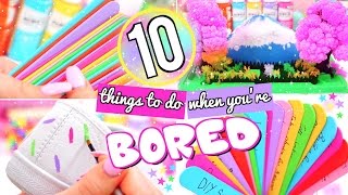 10 FUN THINGS TO DO WHEN YOURE BORED WHAT TO DO WHEN BORED [upl. by Jenkins]