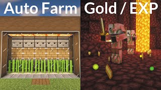 Minecraft 5 Simple Starter Farms [upl. by Lucias978]