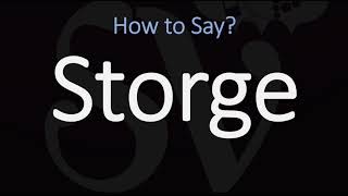 How to Pronounce Storge CORRECTLY LOVE Meaning amp Pronunciation [upl. by Fagan744]