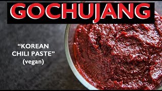 Korean Chili Paste EASY 5 MIN RECIPE How to make Gochujang 고추장 [upl. by Llenrup997]