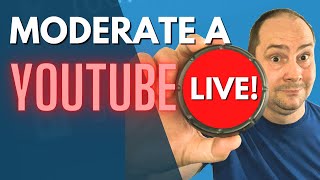 How To Moderate A YouTube Live Stream  Live Demo [upl. by Siron]