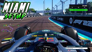 F1 22 MIAMI HOTLAP  SETUP 126269 [upl. by Artapoelc604]