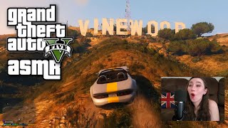 GTA 5 ASMR  Can I drive like a maniac and still be relaxing 🤭 [upl. by Hsina394]