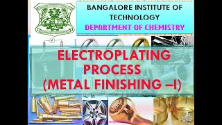 Electroplating Process Metal finishing I [upl. by Ysnap285]