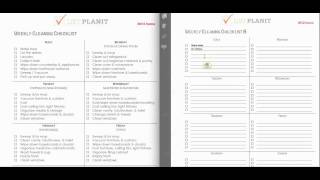 Weekly Cleaning Checklist [upl. by Bedwell]