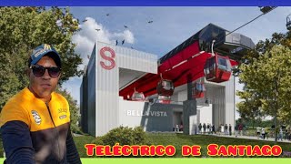 Así va la construcción del teleférico de Santiago en todas sus paradas y recorrido [upl. by Ahsenal274]