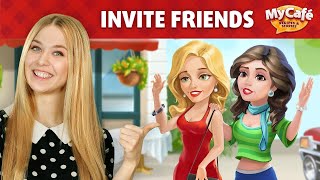 My Cafe Game Invite a friend [upl. by Cavil469]