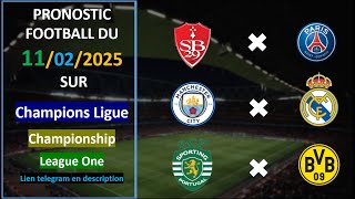 pronostic et paris sur le football aujourdhui Champions League 11022025 février Real vs Man City [upl. by Introc]