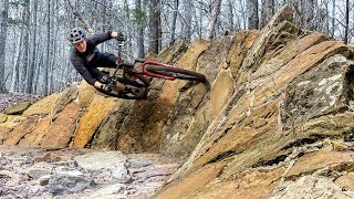 BEST TRAIL EVER Mountain Biking Fitzgerald Mountain in Springdale Arkansas [upl. by Alimac]