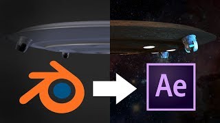 Blender to After Effects Compositing Tutorial [upl. by Genny]