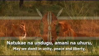 National Anthem of Kenya  quotEe Mungu Nguvu Yetuquot [upl. by Hadihahs462]