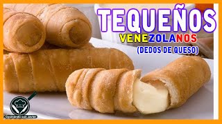 TEQUEÑOS  Receta venezolana  DEDOS DE QUESOReceta fácil [upl. by Angadreme]