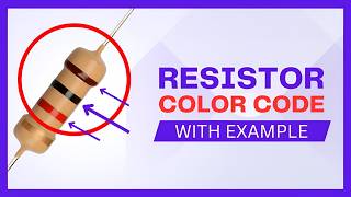 Resistor Color Code Calculation Examples  Color Code of Resistance  Techno365 [upl. by Maurilla]