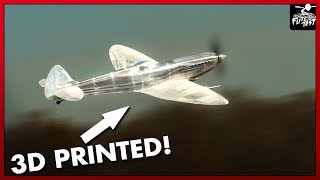 3D Printed Monster Spitfire  FLITE TEST [upl. by Ettezil]