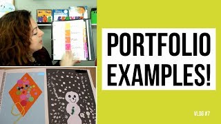 Portfolio Examples  Vlog 7 [upl. by Rebna166]