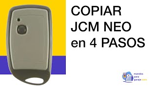 TUTORIAL 4 PASOS para COPIAR su JCM NEO con su HR MULTI 2 ✅  mandosparagarajecom [upl. by Cappella]