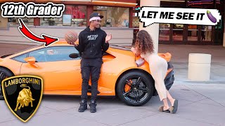 12th Grader PULLS Mom Gold Digger with 2021 Lamborghini [upl. by Eeraj]