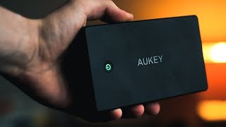 Aukey 20000mAh Power Bank  Unboxing [upl. by Ellehsat]