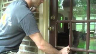 How to Replace Window Pane With Wood Moldingmpg [upl. by Lecram]