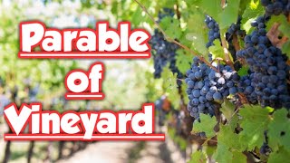 Parable of Vineyard  Bible Story  Sunday School Lesson [upl. by Anderson]