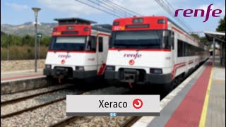 Xeraco  Cercanías Renfe  Benson [upl. by Eidnarb]