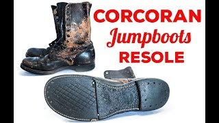 Corcoran Jump Boots Resole 46 [upl. by Madonna263]