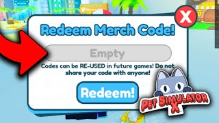 How to Redeem Codes in Pet Simulator X  2025 PC amp Mobile [upl. by Delp]