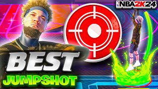 BEST JUMPSHOT FOR ALL BUILDS in NBA 2K24 HIGHEST GREEN WINDOW 100 GREENLIGHT NEVER MISS AGAIN [upl. by Dibb]