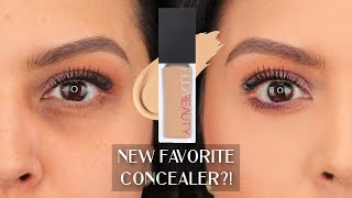 NEW CONCEALER ALERT 🚨A NEW HOLY GRAIL 🤯 HUDA BEAUTY FAUXFILTER CONCEALER  REVIEW  WEAR TEST [upl. by Ttegdirb]