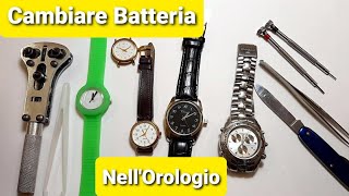 Come Cambiare la Batteria dellOrologio  Tutorial [upl. by Chaim392]