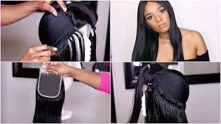 STEP BY STEP TUTORIAL ON HOW TO MAKE A WIG  EASY BEGINNER FRIENDLY FT WESTKISS HAIR  OMABELLETV [upl. by Crin]