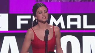 Selena Gomez Emotional AMAs Speech HD [upl. by Aric687]