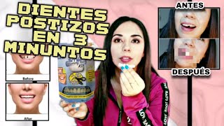 DIENTES POSTIZOS EN 3 MINUTOS [upl. by Rawden525]