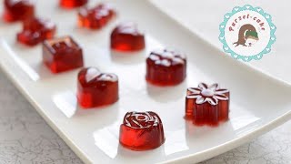 Selbstgemachte Fruchtgummis  Gummibärchen Saftbärchen Rezept [upl. by Emmi]