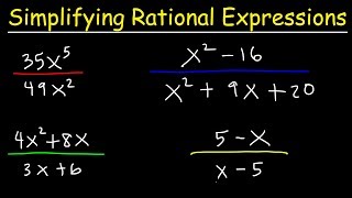 Simplifying Rational Expressions [upl. by Ideih591]