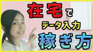 【在宅ワーク】データ入力の始め方！どんな仕事がある？いくら稼げる？を解説します！ [upl. by Cumings]