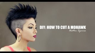 DIY HOW TO CUT A MOHAWK [upl. by Anelle81]