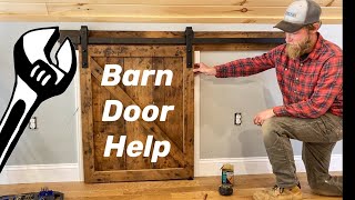 Barn Door Installation and Hardware questions answered [upl. by Ynahpit]