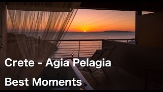 Best Moments of Holiday  Agia Pelagia  Blue Bay Resort amp Spa [upl. by Notnelc]