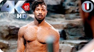 Black Panther  Killmonger Vs TChalla  MOVIE CLIP 4K HD [upl. by Malloch]