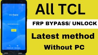 All TCL FRP Bypass Android 11 12 Google account unlock [upl. by London]