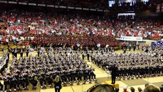 Ohio State Marching Band plays the National Anthem at 9272014 Skull Session OSU vs UC [upl. by Norvell281]