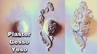 Plaster Art 👉 Basrelief tips [upl. by Ynaffat508]