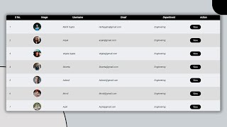 How to create a responsive table using HTML and CSS [upl. by Narib]