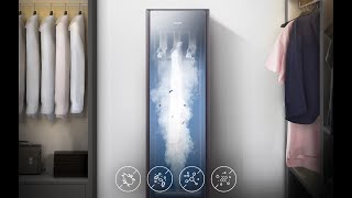 Samsung Air Dresser Steam Closet Dry Cleaner Quick Review [upl. by Ecyal]