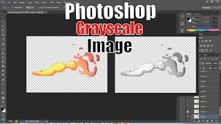 Grayscale image in Photoshop easy way [upl. by Fred]